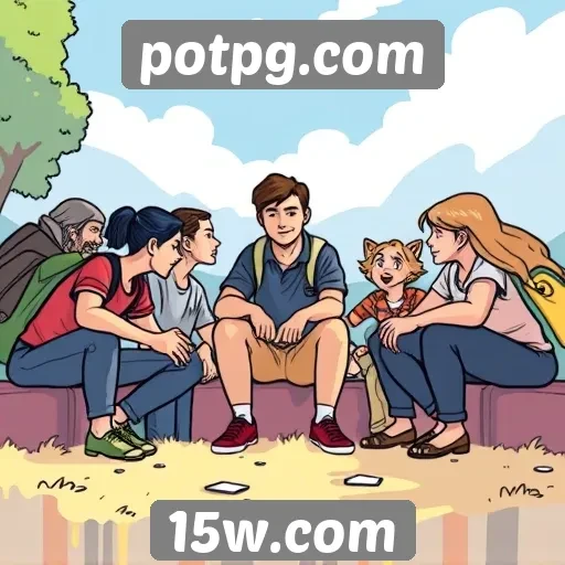 Exploração das comunidades de jogadores em potpg.com